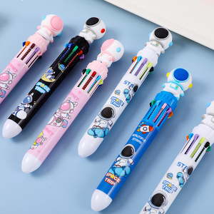 Kids Stationery <b>Cheap</b> Wholesale Beautiful Animal Cartoon Shaped Silicone Multicolor Ballpoint <b>Pen</b> 10 Color <b>Pen</b> - Product Image 2