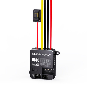 Module régulateur d'alimentation en métal DWI UBEC 30A HV, sortie CC 5,2V/6,0V/7,4V/8,4V, 30A continu, 60A en crête, accessoires pour drones - Product Image 4