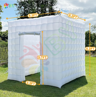 Tente gonflable d'événement de partie de photomaton gonflable fait sur commande d'usine pour la décoration de salon commercial