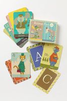 Cartes flash interactives imprimées pour enfants avec reliure à anneaux et boîte de rangement pour l'apprentissage de l'alphabet préscolaire