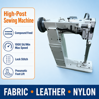 Machine à coudre industrielle à point noué, à talon standard, personnalisable, modèle 8365