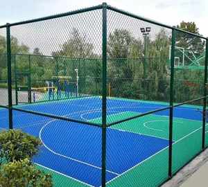 50X50 60X60mm galvanisé à chaud/enduit de PVC Football volley-ball basket-ball Sport jeu ferme champ chaîne lien clôture prix - Product Image 5