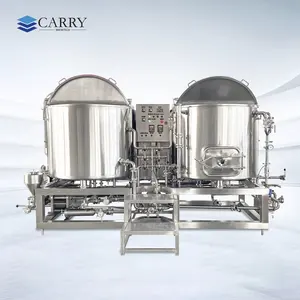 Por lote 5BBL 600L NOVA cervecería proyecto llave en mano Equipo de cerveza artesanal Sistema de elaboración Equipo de microcervecería