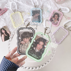 Porte-clés en plastique personnalisé Spot Original Little Wings, collection Polaroid ondulée de 3 pouces pour étudiants, collection Star Chasing, vente en gros - Product Image 2