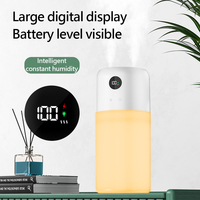 Humidificateur à ultrasons à double pulvérisation USB/batterie Portable voiture usage domestique grande capacité changement de couleur lumière arrêt automatique numérique