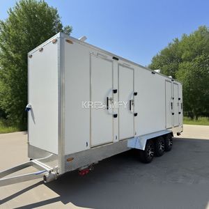 Baño Portátil Público de Lujo de 2 Plazas para 2025, Inodoro para Campamento, Caravana, Remolque de Baño Móvil VIP - Product Image 4