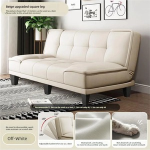 Sofá Cama Plegable 2 en 1 que Ahorra Espacio, Sofá Futón Moderno y Minimalista para Apartamentos Pequeños, Oficinas y Salas de Estar - Product Image 4
