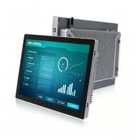 Panneau HMI industriel 21,5 pouces RS485/RS232 tout-en-un, écran tactile IP65, ordinateur industriel, PC industriel mural