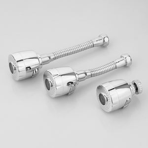 מאריך ברז אוניברסלי למטבח, סיבוב 360 מעלות, לשימוש ביתי ° מתאם C דו-מהירותי לברז מאוורר ראש מקלחת בלחץ נגד התזות - Product Image 3