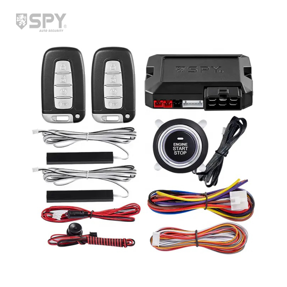 SPY, precio de fábrica, motor de coche universal, botón pulsador, sistema de arranque y parada, control remoto, arranque automático, PKE, kit de entrada sin llave