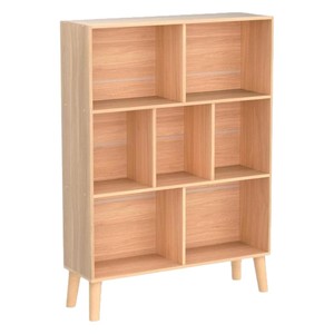 Estante de madera para guardar libros, estantería sencilla para sala de estar, estante de almacenamiento que ahorra espacio para apartamentos pequeños - Product Image 5