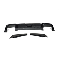 JC Sportline fibre de carbone X3M diffuseur arrière de pare-chocs de voiture pour BMW F97 X3M 2019-2021
