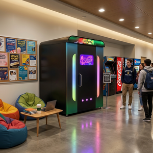Cabine de karaoké commerciale à monnayeur JFP avec isolation acoustique 40 dB pour bars, cafés et centres de jeux - Product Image 1
