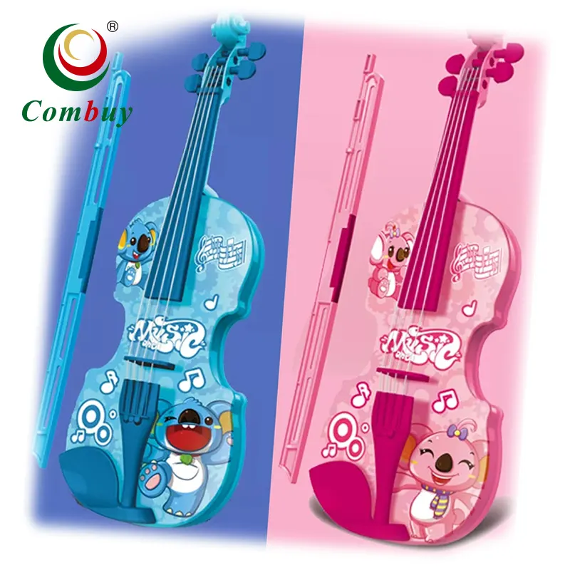 Education music instrument electronic kids plastic violin toy