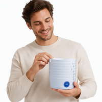 Cendrier jetable en papier biodégradable écologique certifié ISO9001, sans fumée, portable, vente en gros pour hôtels et restaurants