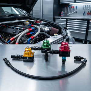 Pièces <span class=keywords><strong>de</strong></span> modification <span class=keywords><strong>de</strong></span> voitures <span class=keywords><strong>de</strong></span> course BJR, nouveau kit <span class=keywords><strong>de</strong></span> raccords à dégagement rapide en aluminium et régulateur <span class=keywords><strong>de</strong></span> pression AN6 AN8 AN10 pour système <span class=keywords><strong>de</strong></span> carburant - Product Image 3