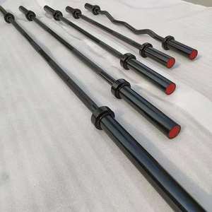 20kg Fitness Gym Equipment <strong>Workout</strong> Training <strong>Barbell</strong> 2inch Straight Curl <strong>Barbell</strong> Squat Weightlifting Bar - Product Image 1