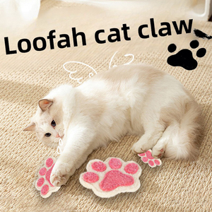 Jouet à mâcher naturel en loofah pour chats et chiens avec herbe à chat, jouet à mâcher pour animaux de compagnie pour le nettoyage dentaire - Product Image 5