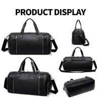 Bolsa de Gimnasio Ligera de Moda de Lujo, Bolsa de Viaje Cilíndrica, Equipaje de Negocios, Bolsa de Fin de Semana