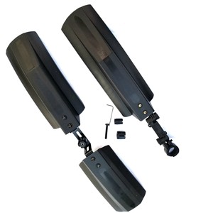 Garde-boue de vélo extra large réglable en plastique pour VTT noir en stock - Product Image 5