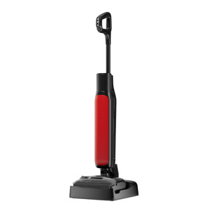 Fregadora de suelos inalámbrica transfronteriza, sin enredos, de diseño plano, con secado por aire caliente, lavado con agua electrolítica, aspiración y autolimpieza. - Product Image 1