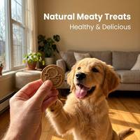 Biscuits pour chiens en gros, motif canard mignon, saveur poulet naturel, collations riches en protéines pour animaux de compagnie, friandises saines pour l'entraînement, marque privée