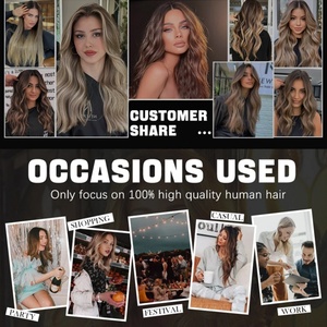 FH Vendeur en gros de tissus teints # Extensions de cheveux humains 1001 Flexible F-tip Straight European Hair Nano Rings Tips - Product Image 4