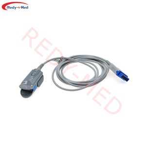 Herbruikbare Volwassen Vingerclip Spo2 Sensor Sonde Compatibel Voor <span class=keywords><strong>Ge</strong></span> <span class=keywords><strong>Ohmeda</strong></span> - Product Image 2
