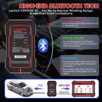 LAUNCH X431 CRP919E BT Herramienta de Diagnóstico Automotriz Bidireccional de Sistema Completo, Codificación de ECU, Escáner OBD2, Analizador Profesional de Vehículos