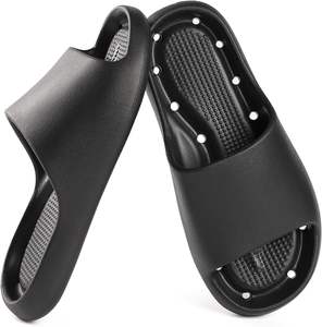 Sandales de Douche Mixtes à Semelle Massante, Antidérapantes, Souples et Confortables, avec Soutien de la Voûte Plantaire, Séchage Rapide en EVA - Product Image 2