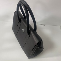 Sac de Voyage/Week-end Homme en Cuir PU Écologique Imperméable avec Logo Personnalisé, Fermeture Éclair et Motif Litchi – Idéal pour la Mode
