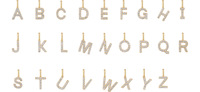 Collier Minimaliste en Lettre Anglaise Plaqué Or 14 Carats Argent Sterling 925 avec Diamant et Lettre Initiale