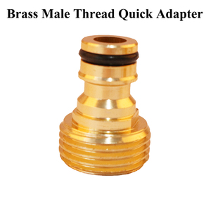 YOD Raccord rapide personnalisé en laiton pour <span class=keywords><strong>tuyau</strong></span>, adaptateur de coupleur mâle fileté en cuivre, connecteur de robinet - Product Image 2