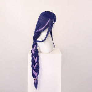 <span class=keywords><strong>Raiden</strong></span> <span class=keywords><strong>Shogun</strong></span>-Peluca de <span class=keywords><strong>cosplay</strong></span> Genshin, serie Impact, personajes - Product Image 3