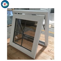 Vente directe d'usine, fenêtre à auvent en PVC double vitrage de haute qualité, résistante aux ouragans, taille personnalisée disponible, fenêtre pour la maison