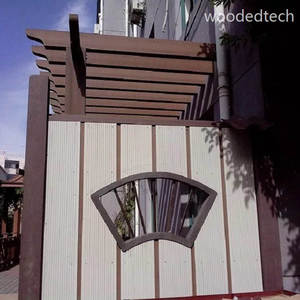 Pérgola WPC con sistema de pulverización de agua, función de niebla de refrigeración para climas junto a la piscina y desérticos - Product Image 5