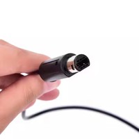 Câble d'extension de contrôleur noir de 1.8 m pour Gamecube pour NES/NGC/SNES/pour Wii Gamepad Controller Cord Extension Cable Adapter