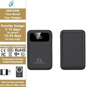 Batterie externe mini Li-Polymère 20000mAh PD 22.5W à charge rapide Type-C avec affichage LED et double USB pour urgences en extérieur – Vente en gros usine à prix abordable - Product Image 1