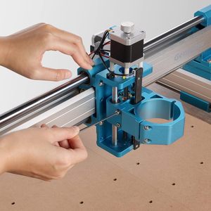 Support de broche <span class=keywords><strong>CNC</strong></span> en aluminium <span class=keywords><strong>Genmitsu</strong></span> de 65 mm de diamètre pour machines de la série 3018-PRO/4040/3020-PRO MAX V2, fabrication par électroérosion à fil, fabriqué en Chine - Product Image 6