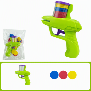 Mini <span class=keywords><strong>pistolet</strong></span> <span class=keywords><strong>lanceur</strong></span> de disques en mousse UFO, jouets en plastique, vente en gros, jeux interactifs d'extérieur, jouets lanceurs de balles souples pour enfants - Product Image 6