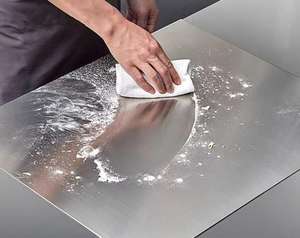 Panneau de pétrissage double face en acier inoxydable <span class=keywords><strong>planche</strong></span> <span class=keywords><strong>à</strong></span> découper roulée épaissie grande <span class=keywords><strong>planche</strong></span> de cuisson domestique écologique pour la cuisine - Product Image 5