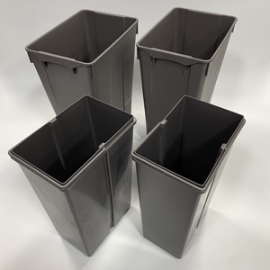 Modern Kitchen Trash Can With Plastic Pull-Out Mini <b>Drawer</b> Hanging Garbage Bin for Cabinets Kitchen Trash Can - Product Image 3