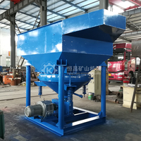 Machine de séparation gravitaire à dents de scie pour l'or alluvial, les diamants, le manganèse, la barite, l'étain et le charbon