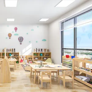 Nursery Space Classroom Design for Kids With Kids Furniture Set and Classroom Furniture Wholesale