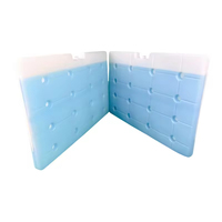 Brique de glace réfrigérante en matériau HDPE à changement de phase PCM de qualité alimentaire personnalisée de 5000 ml avec certificat