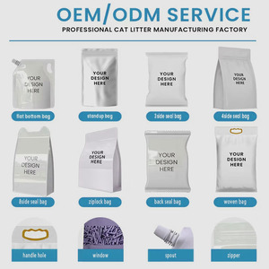 OEM خالية من الغبار من النباتات الطبيعية خالية من الغبار قطاع القمامة قسط قابل للغسل القط تنظيف المرحاض الحيوانات الأليفة - Product Image 6