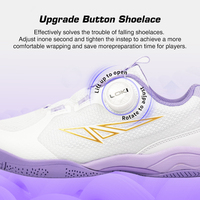 Loki Nouveau Design Violet Rxton3.0 Chaussures de Sport Respirantes Légères Grande Taille pour l'Entraînement Chaussures de Tennis de Table Professionnelles