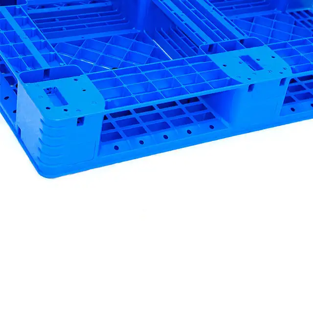 Wholesale Heavy Duty Industrial 3 Runners Reusable Closed Deck Food Grade Hygenic Euro Plastic Pallet 1200 X 800 X 150mm
