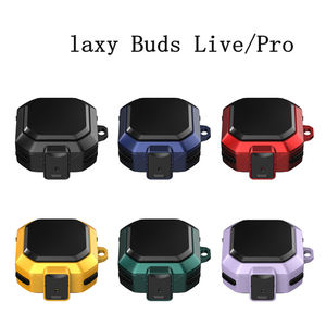 Funda para auriculares de fibra de carbono OEM ODM Service Mecha para <span class=keywords><strong>Samsung</strong></span> <span class=keywords><strong>Galaxy</strong></span> <span class=keywords><strong>Buds</strong></span> Live <span class=keywords><strong>2</strong></span> <span class=keywords><strong>Pro</strong></span> con funda protectora para auriculares Bluetooth con gancho - Product Image 2