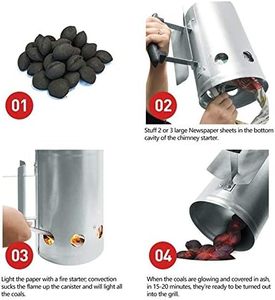 Allumeur <span class=keywords><strong>de</strong></span> charbon <span class=keywords><strong>de</strong></span> bois portable pour barbecue, outils <span class=keywords><strong>de</strong></span> cuisine extérieure, camping, <span class=keywords><strong>cheminée</strong></span> à charbon, <span class=keywords><strong>grille</strong></span> <span class=keywords><strong>de</strong></span> cuisson rapide - Product Image 5